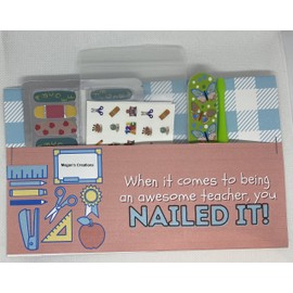 Teacher Gifts - End of Year Teacher Gift - Teacher Appreciation Gift - Teacher- Teacher Nail Wraps Gift Sets