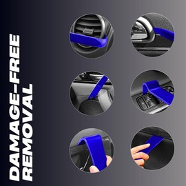 Trim Removal Tool Set Panel Fastener Clips Removal 19Pcs | Auto Removal Set for Car Panel Dashboard Radio Puller Tool | Pliers/Fastener Pry Tool with Storage Bag | Install Removal Car Tool (Blue)