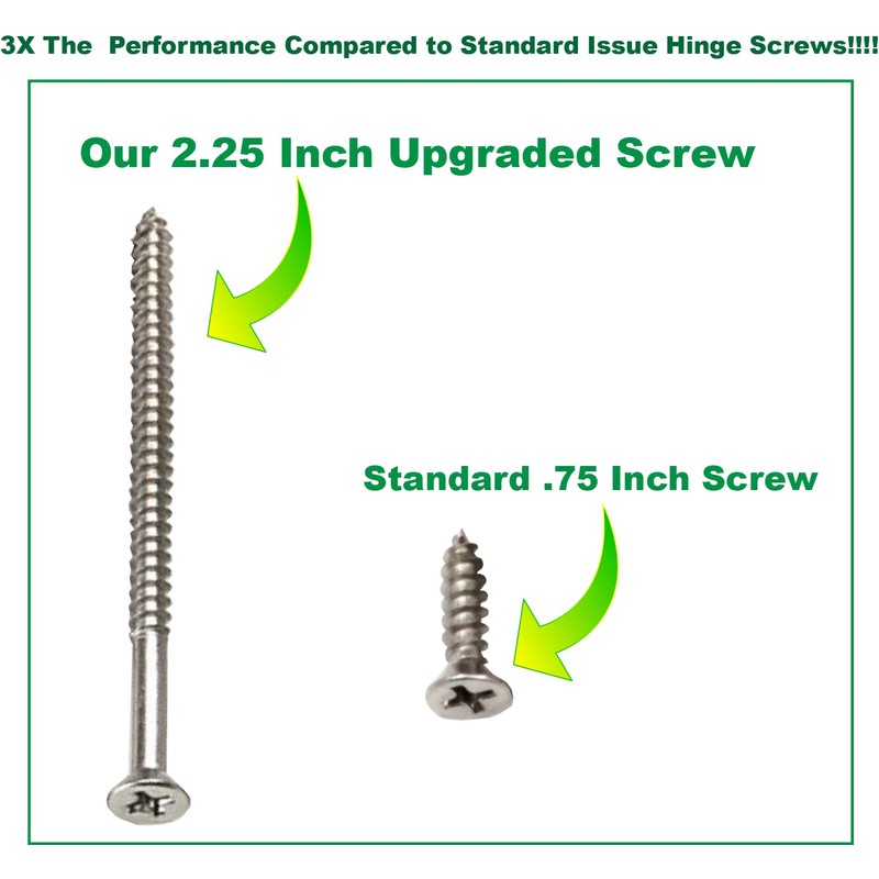 Generic Satin Nickel Silver Wood Screws - 9 x 2