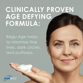 EyeEco Age-Defying Tea Tree Eyelid and Facial Cleanser - 50mL - Non-Irritating Eyelid Cleanser and Face Wash with Shea Butter and Vitamin E