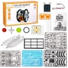 Solar Robot Kit, 12-in-1 Educational STEM Science Experiment Toys, Solar