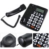 Desktop Wired Landline Telephone with Large Buttons Hands-free Calls Adjustable