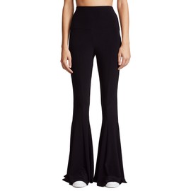Norma Kamali Women's Fishtail Pants, Black, L