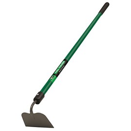 Truper 32405 Tru Tough Forged Garden Hoe, 6-Inch Head, Fiberglass Handle, 10-Inch Grip