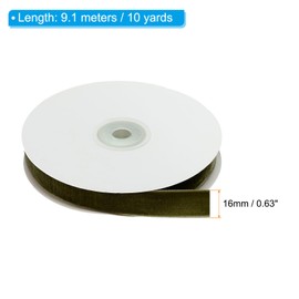 PATIKIL 0.63 Inch x 10 Yards Velvet Ribbons, Single Faced Vintage Velvet Ribbons Spool Perfect for Decor Gift DIY Wrapping Craft Wedding Hair Bow, Army Green