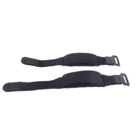 Soundspire 2-Pack Guitar String Silencer, Dual-Size (185mm/205mm) Noise Reducer for Electric/Acoustic/Bass Guitars with Cotton Pad & Adjustable Strap