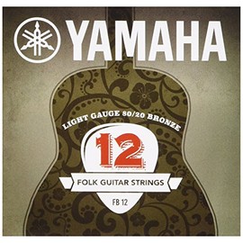 Yamaha FB 12 Western Guitar Strings 80/20 Bronze Super Light (1 Set)