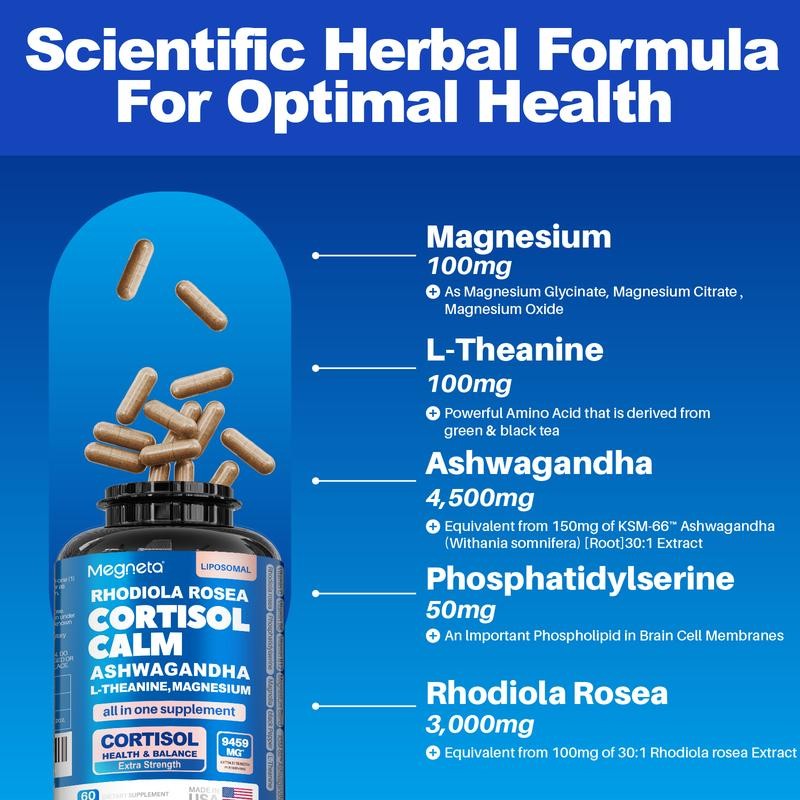KSM-66 ASHWAGANDHA 4500MG | Cortisol Balance & Energy & Sleep