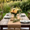 Jute Table Runner Natural Runner Jute Ribbon Table Runner 25