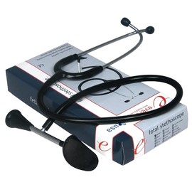 Dixie EMS Fetal Stethoscope for Heartbeat Detection, 22" Fetoscope w Pinard Horn