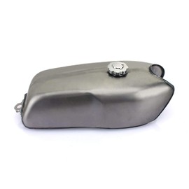 Tarazon 2.4 Gallon 9L Cafe Racer Gas Fuel Tank for Honda, Yamaha, Suzuki, Kawasaki - Universal Vintage Custom Tank