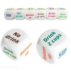 Drinking Dice Game, Drunk Frenzy Party Game for Adult, Bachelorette Game 3 pcs