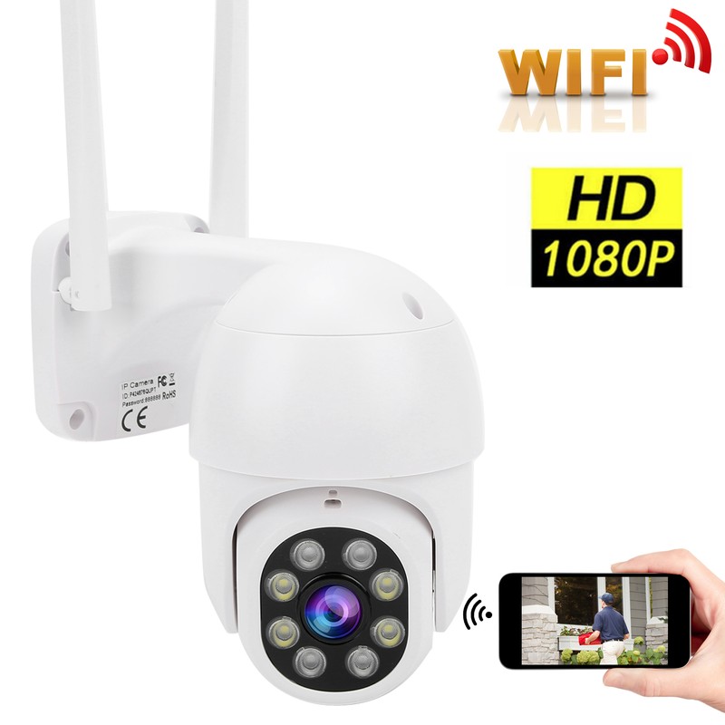 Wireless Camera HD 1080P Infrared Night Vision 2‑Way Voice Intercom