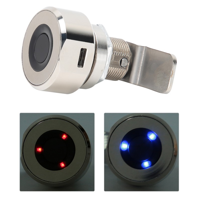 Automatic Smart Fingerprint Drawer Lock for Furniture Cabinet 3.7V Rechargeable
