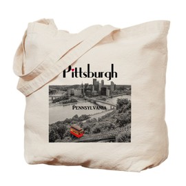 CafePress Pittsburgh Tote Bag Natural Canvas Tote Bag, Reusable Shopping Bag