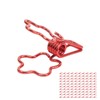 100pcs Binder Clips Flower Shape Hollow Long Tail Cartoon Metal