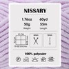 Chenille Yarn for Crochet - Soft Plush Velvet Yarn 3x50g