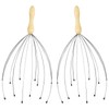 Scalp Massager, 2 Pcs Head Massager with 12 Fingers, Manual