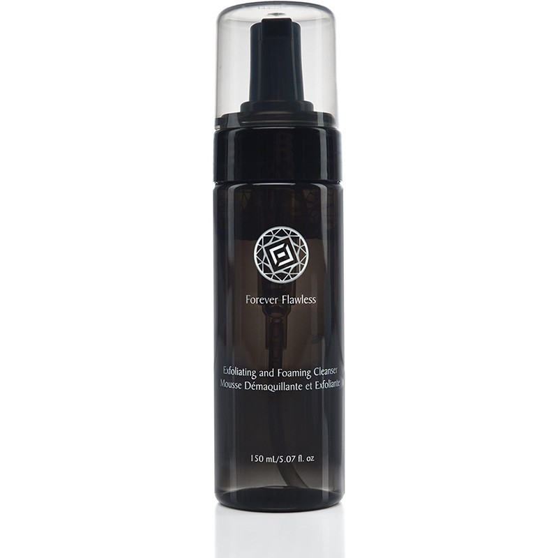 Forever Flawless Exfoliating Foaming Facial Cleanser with White Diamond Powder
