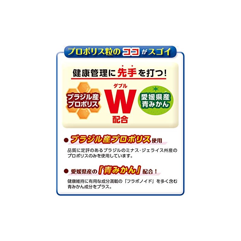 インシップ プロポリス粒 250mg×90粒 1か月分