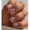 Morily Press on Nails Short Square - Deep Nude Fake