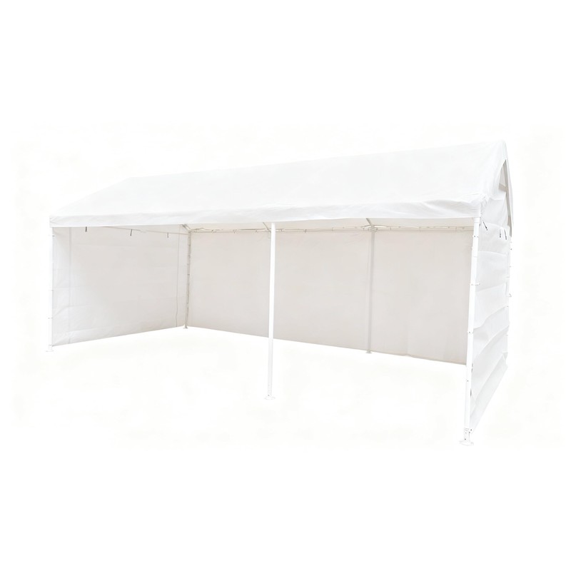 Rutile 10x20 Carport Replacement Sidewall, 180G PE Waterproof & UV