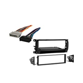 Harmony Audio Compatible with Dodge Dakota 2001 Single DIN Car Stereo Harness Radio Install Dash Kit Package