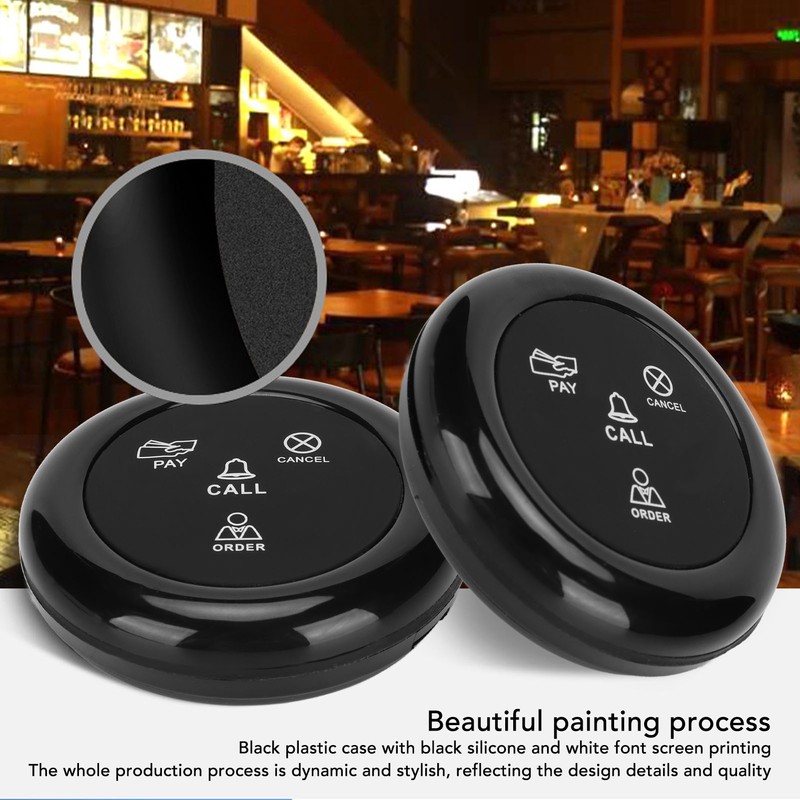 5pcs Wireless Caregiver Pager SOS Call Buttons 433MHz Smart Call