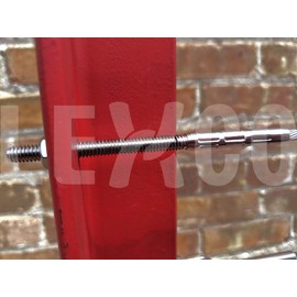 Hand Swage Threaded Terminal for 3/16" Cable (10 Pieces/Pack), 1/4"-20 SS316 Hand-Crimp Thread Stud