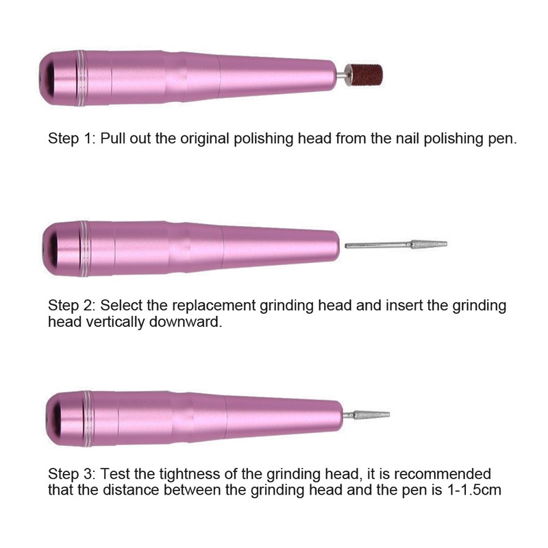 20000RPM USB Portable Electric Nail Drill Pen Machine Nail Grinding