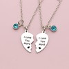 Necklace Jewellery for Her/His Slipt Heart Necklace of 2 for