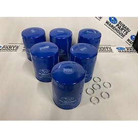 SUBARU 4 CYLINDER OIL FILTER 6 PACK FOR THE 11 AND UP FORESTER AND IMPREZA AND 13 AND UP OUTBACK AND LEGACY