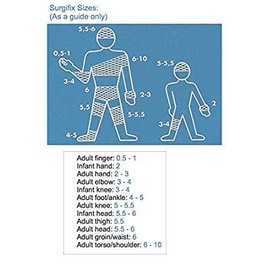 Surgifix Elastic Tubular Netting 25m. Size: 6 (Ideal for genital, femoral Regions, and Head)
