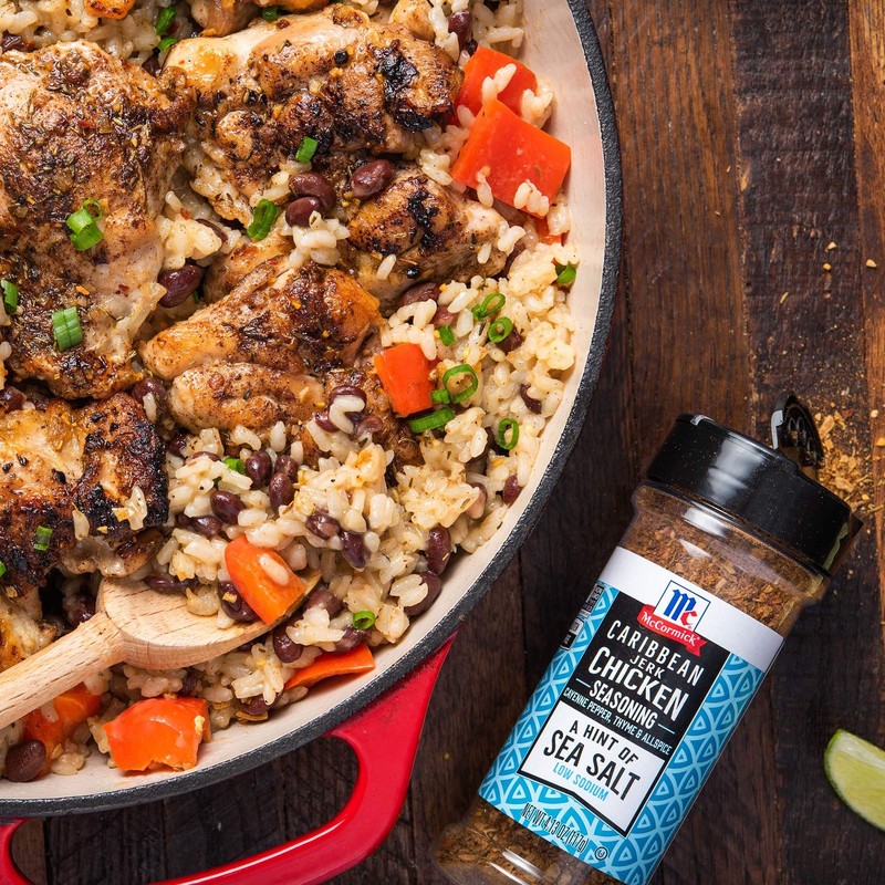 McCormick A Hint of Sea Salt Caribbean Jerk Chicken Seasoning,
