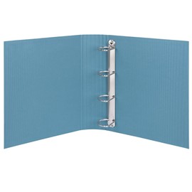 Rössler Papier S.O.H.O. 1316452155 Ring Binder for DIN A4, 5 cm Filling Height, 4-Ring Mechanism, Denim, Pack of 1