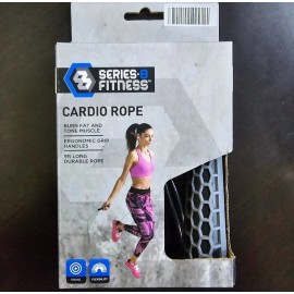 Cardio Jump Rope Series 8 Fitness burn fat tone muscle 9’ Long New SDE-2029A