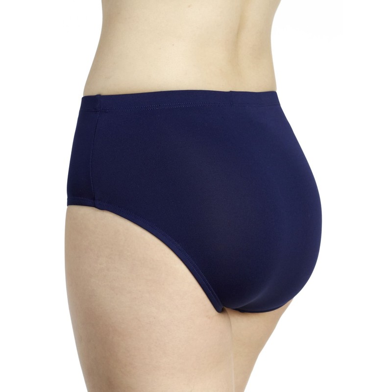 Body Wrappers - Bañador deportivo para mujer, Marino, 8-10