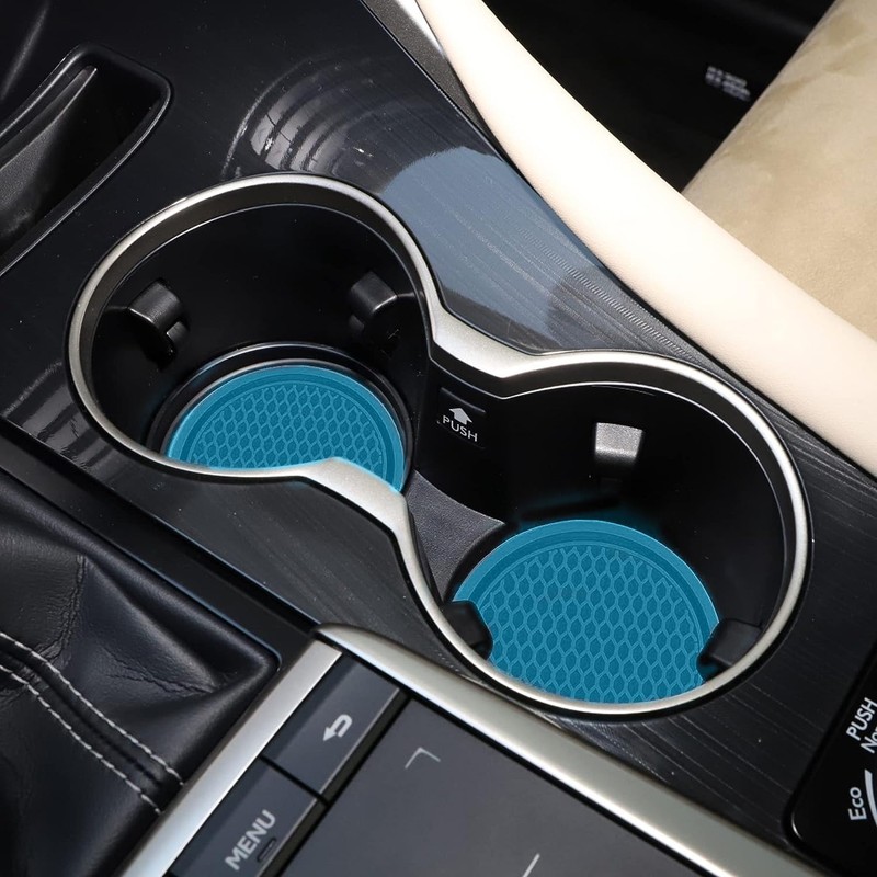 SINGARO Car Cup Coaster, 4PCS Universal Non-Slip Cup Holders Embedded
