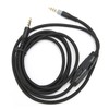 Slim Audio Cable Jack, Microphone Volume Control Replacement Audio Aux