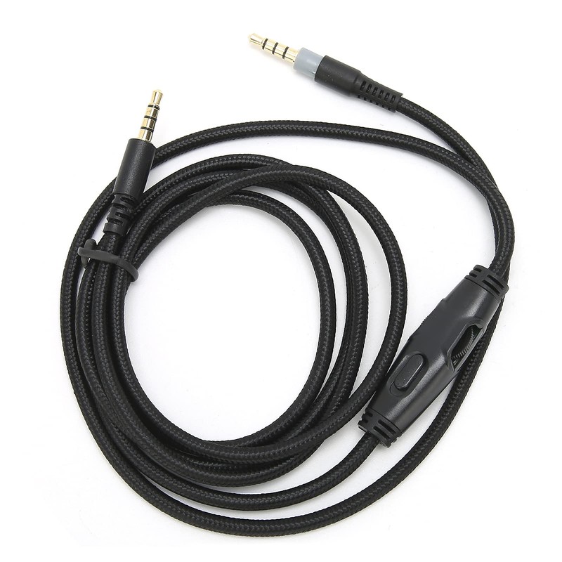Slim Audio Cable Jack, Microphone Volume Control Replacement Audio Aux