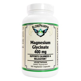 AlchePharma Magnesium Glycinate 400mg