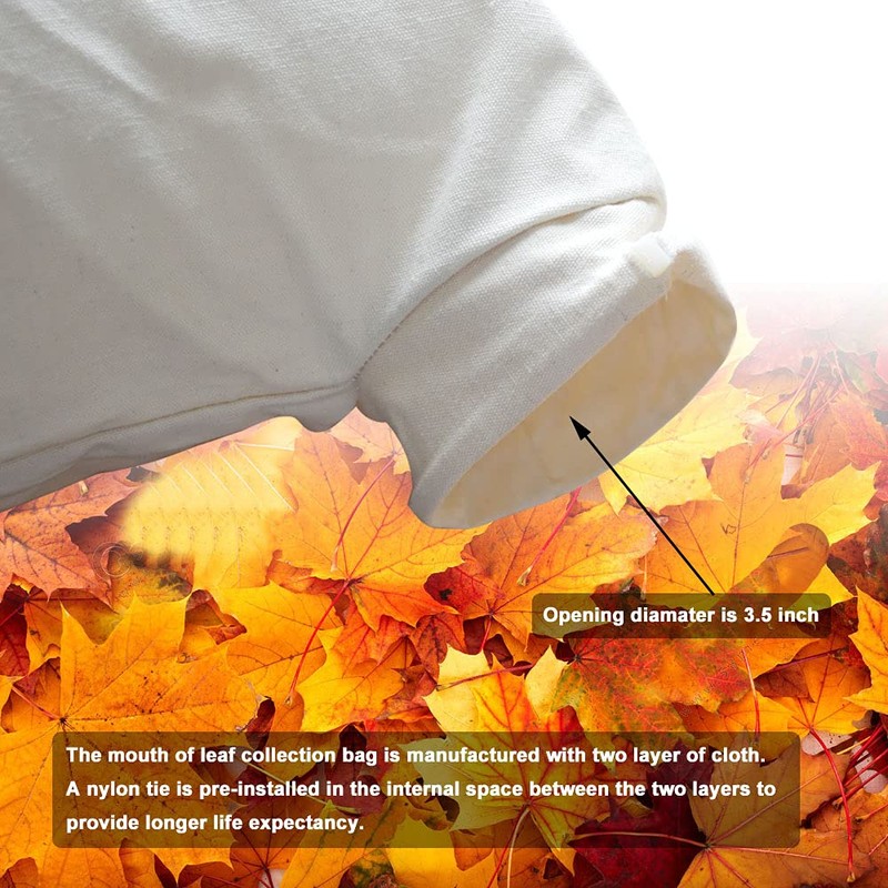 Haiouus Universal Leaf Vacuum Blower Bag Bottom Debris Dump Bag,