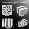 Thermalright Peerless Assassin 140 White CPU Air Cooler, 6 Heat