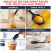 4-Piece Silicone Baking Spatula Set - Rubber Spatulas Silicone Heat