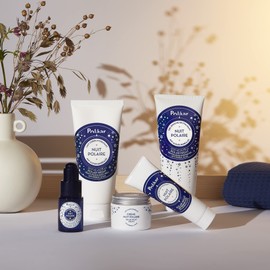 Polåar - Polaar Night Revitalising Face Cream with Boreal Algae - Moisturising Night Cream Anti-Age, Smoothing, Regenerating, Detoxifying - Natural Active Ingredients, Vegan, France - 50 ml