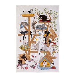 Ulster Weavers Moggie Mayhem Linen Tea Towel