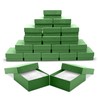 Novel Box 20 Pack Green Jewelry Gift Box 3x2.25x1in with