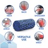 Everest Fitness Fascia Roller 3D Texture Black/Blue