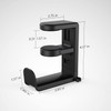 EURPMASK Rotating Headphone Stand - PC Gaming Headset Holder, Adjustable
