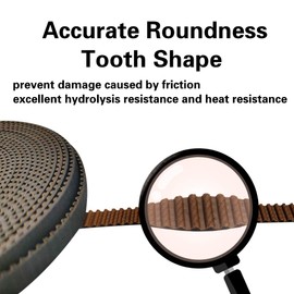 5M GT2 Timing Belt, Upgrade Non-Slip Version, Width 6mm, Fit for 3D Printer and Most Belt Driven Printers